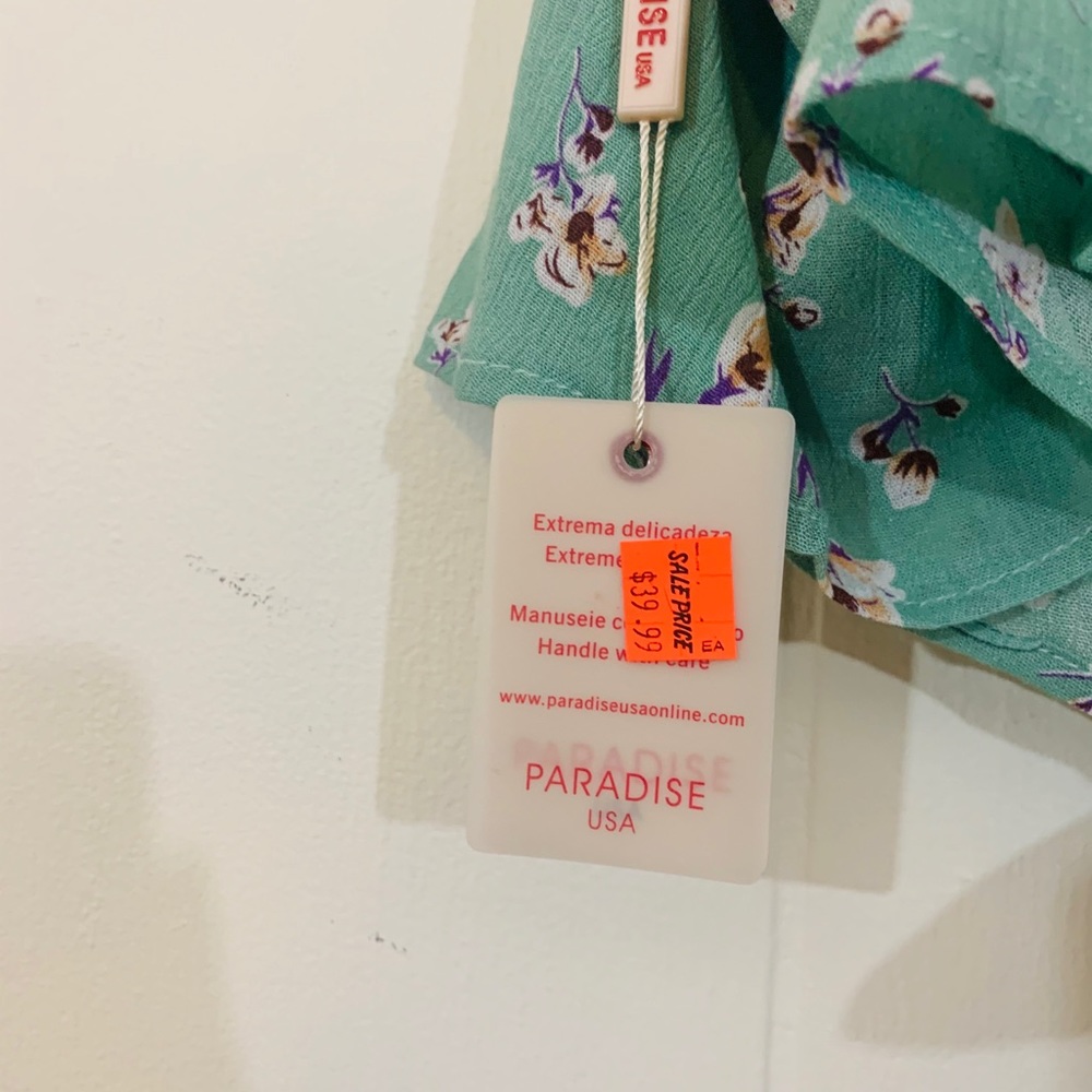 PARADISE | Cute Lined Crop Top -Open back - Picture 8 of 8